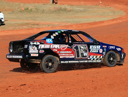SCDRA front-wheel-drive cars racing on dirt