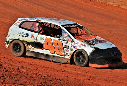 SCDRA front-wheel-drive cars racing on dirt