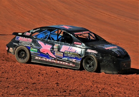 SCDRA front-wheel-drive cars racing on dirt