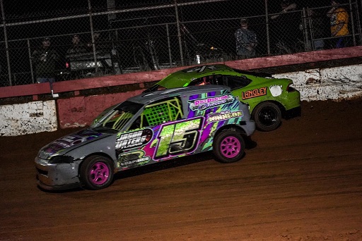 SCDRA front-wheel-drive cars racing on dirt