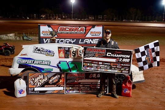 SCDRA 2025 race winner in victory lane