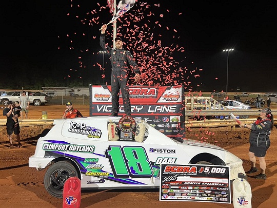 SCDRA 2025 race winner in victory lane