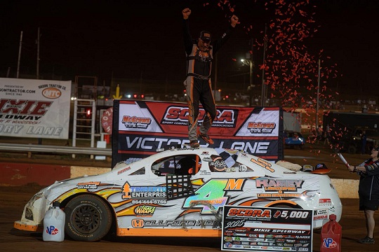 SCDRA 2025 race winner in victory lane