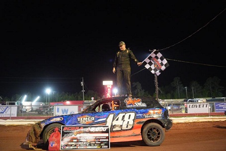 SCDRA 2026 race winner in victory lane
